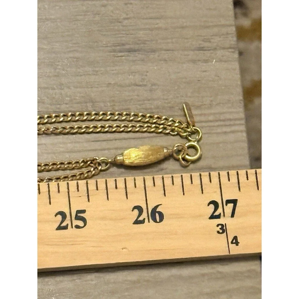 Vintage MONET Gold Tone Chain Necklace 58'' Long
